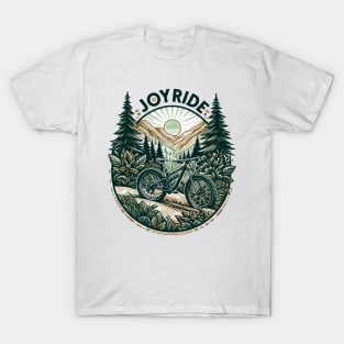 Bike Surrounded By Nature, Joy Ride T-Shirt